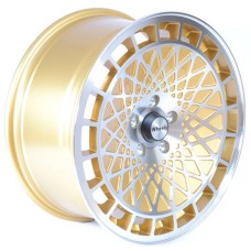 GTP14 GOLD POLISHED 18x8.5 5x112 ET45 66.6